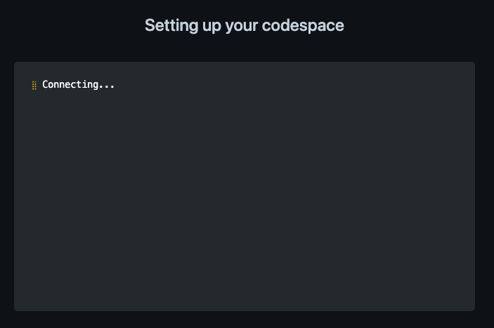 Codespace creation part 1