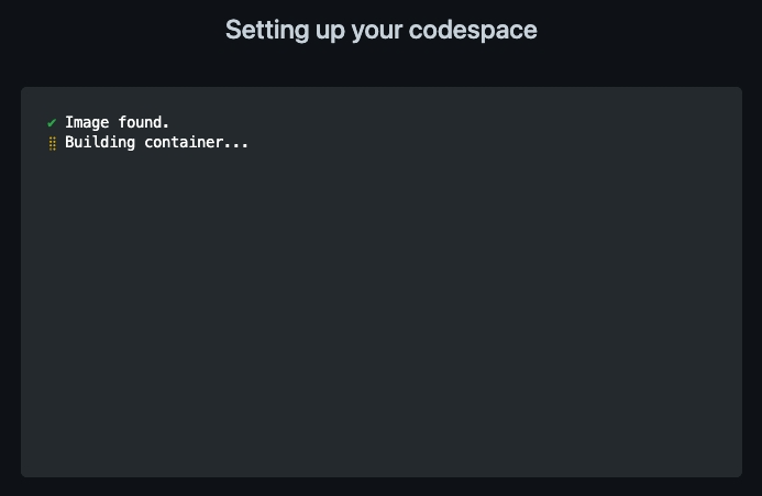 Codespace creation part 2