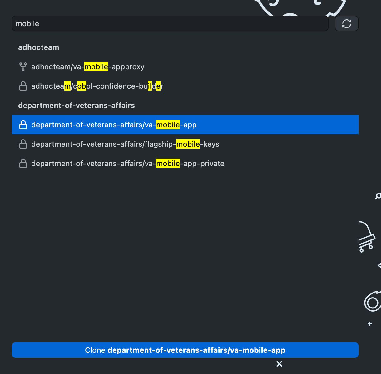 Github - connect to repository