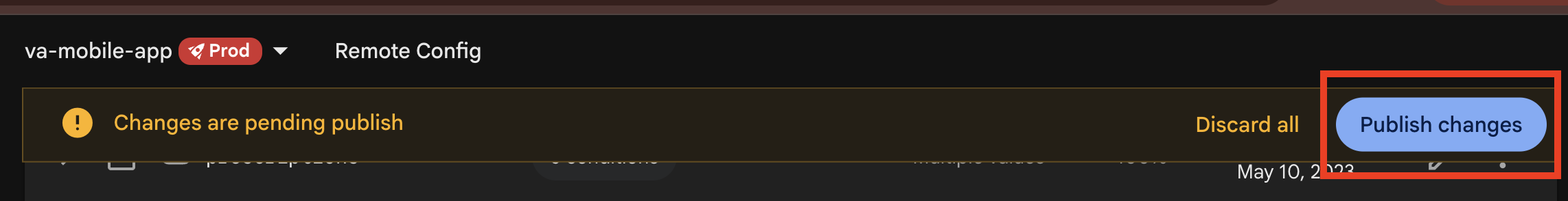 FeatureFlagPublishChanges