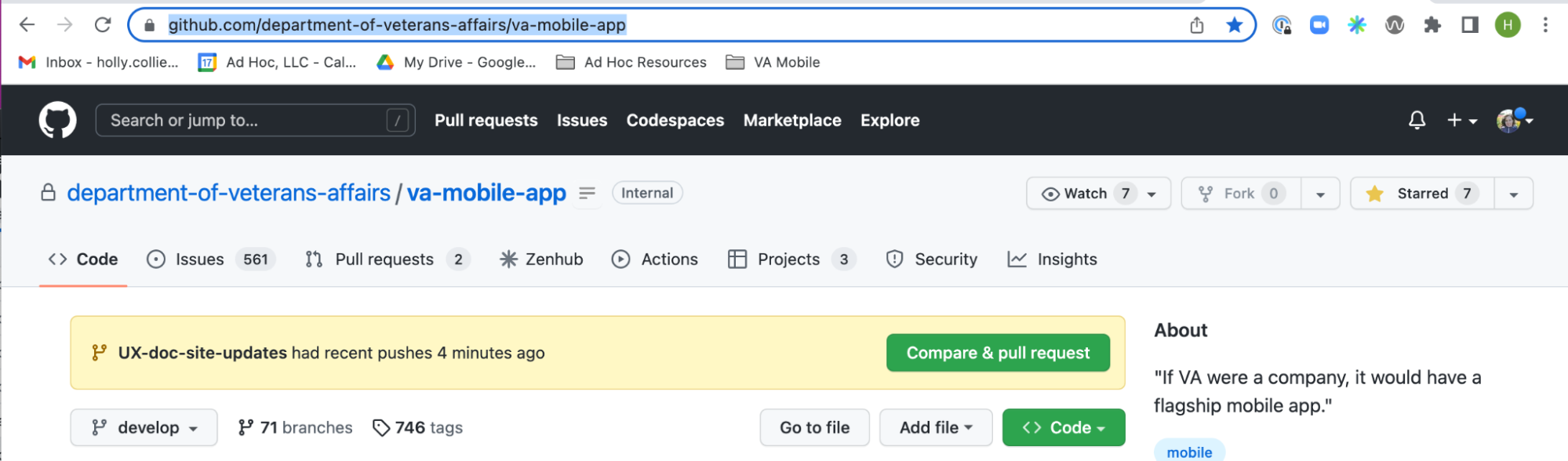 github create PR