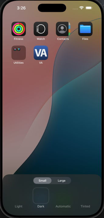 iOS Home Screen Customize