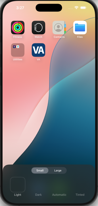 iOS Home Screen Customize